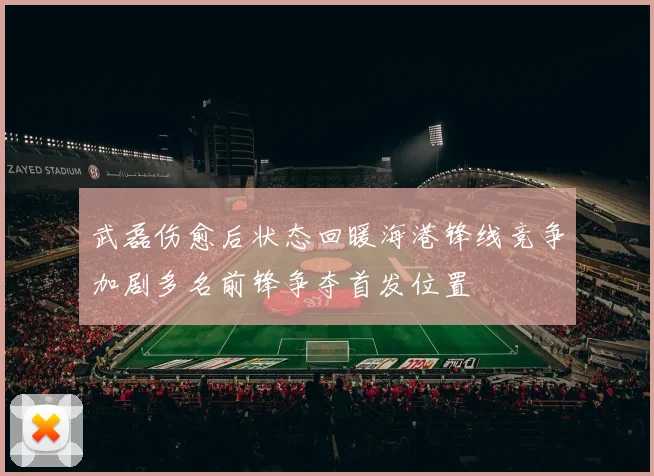 武磊伤愈后状态回暖海港锋线竞争加剧多名前锋争夺首发位置